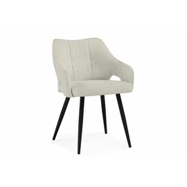 Стул на металлокаркасе Hera beige / black | Интернет магазин мебели и декора LifeDekor