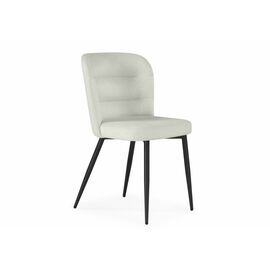 Стул на металлокаркасе Kilian light beige / black | Интернет магазин мебели и декора LifeDekor