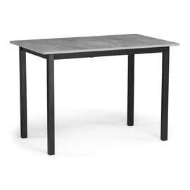 Стол деревянный Аркон 110(130)х68х75 бетон / черный | Интернет магазин мебели и декора LifeDekor