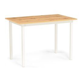 Стол деревянный Аркон 110(130)х68х75 дуб вотан / белый | Интернет магазин мебели и декора LifeDekor
