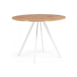 Стол деревянный Баргел 90х90х75 дуб вотан / белый | Интернет магазин мебели и декора LifeDekor