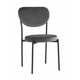 Стул обеденный Барбара велюр серый | Интернет магазин мебели и декора LifeDekor