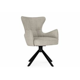 Стул на металлокаркасе Atlanta beige / black | Интернет магазин мебели и декора LifeDekor