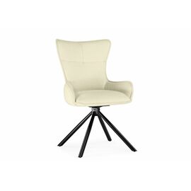 Стул на металлокаркасе Chicago cream / black | Интернет магазин мебели и декора LifeDekor