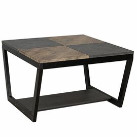 Стол журнальный BeautyStyle 32 дуб крымский состаренный/серый бетон/венге | Интернет магазин мебели и декора LifeDekor