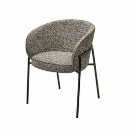 Стул Ghost букле биколорный, коричневый | Интернет магазин мебели и декора LifeDekor