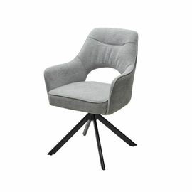 Стул Muara, букле серо-бежевый, поворотно-возвратный механизм | Интернет магазин мебели и декора LifeDekor