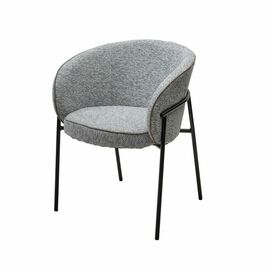 Стул Ghost букле биколорный, серый | Интернет магазин мебели и декора LifeDekor