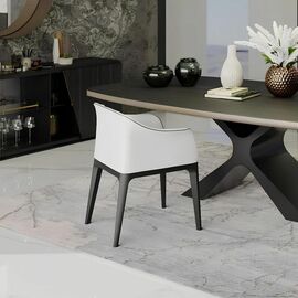 Кресло Mido массив, экокожа платиновый | Интернет магазин мебели и декора LifeDekor