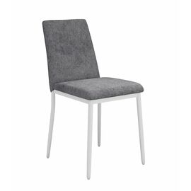 Стул DikLine 270 SB6 св.сер, ножки белые | Интернет магазин мебели и декора LifeDekor