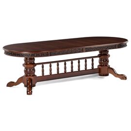 Стол деревянный Кассиль орех / коричневая патина | Интернет магазин мебели и декора LifeDekor