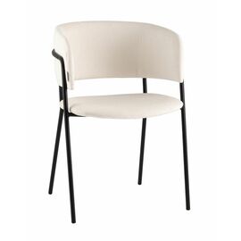 Кресло Нэлли New буклированный велюр белый | Интернет магазин мебели и декора LifeDekor