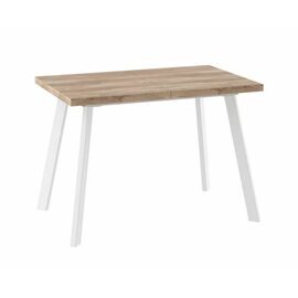 Стол раздвижной БОРГ-110(142)х70  Дуб каньон/Белый | Интернет магазин мебели и декора LifeDekor