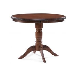 Стол деревянный Аллофан круглый миланский орех | Интернет магазин мебели и декора LifeDekor