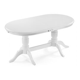 Стол деревянный Эвклаз овальный белый | Интернет магазин мебели и декора LifeDekor