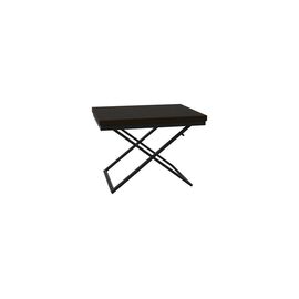 Стол трансформер Орфей 1, чёрный/темный венге | Интернет магазин мебели и декора LifeDekor