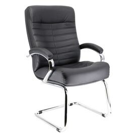 Кресло для посетителей Everprof Orion CF Кожа Черный | Интернет магазин мебели и декора LifeDekor