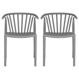 Комплект из 2-х стульев Venice светло-серый | Интернет магазин мебели и декора LifeDekor