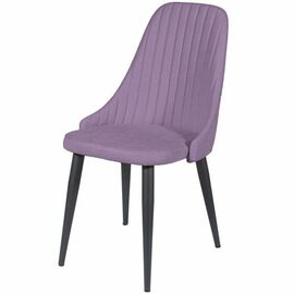 Стул ДП2-30 «Шато», ткань «Канди Лаванда», каркас черный | Интернет магазин мебели и декора LifeDekor