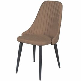 Стул ДП2-30 «Шато», ткань «Канди Мокко», каркас черный | Интернет магазин мебели и декора LifeDekor