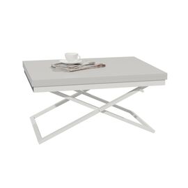 Стол трансформер Орфей 1, белый/серый | Интернет магазин мебели и декора LifeDekor