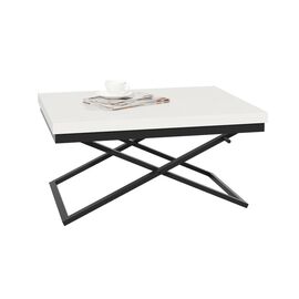 Стол трансформер Орфей 1, черный/белый | Интернет магазин мебели и декора LifeDekor