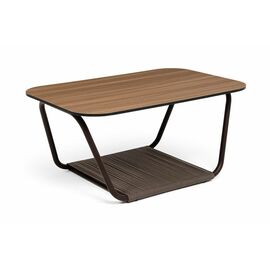 "Гранада" журнальный стол 90х60см из HPL, цвет "дуб" | Интернет магазин мебели и декора LifeDekor