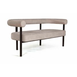 Диван Biggi, шенил Puffy beige / опоры черные | Интернет магазин мебели и декора LifeDekor