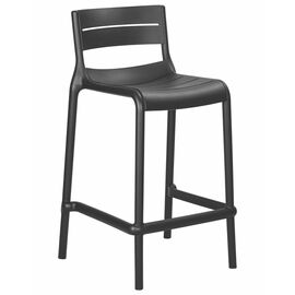 Стул полубарный DOBRIN NESSA, черный (B-03), Вариант: чёрный (B-03) | Интернет магазин мебели и декора LifeDekor