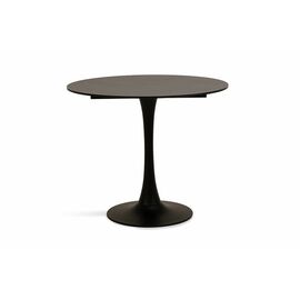 "Тюльпан" интерьерный стол из HPL круглый Ø90см, цвет "серый гранит" | Интернет магазин мебели и декора LifeDekor