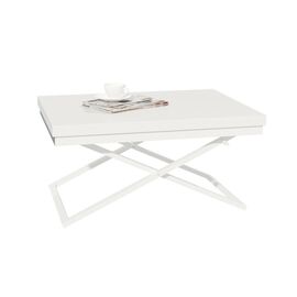 Стол трансформер Орфей 1, белый/белый | Интернет магазин мебели и декора LifeDekor