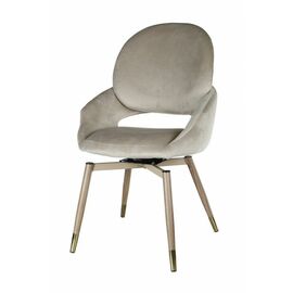 Стул обеденный Виола BS1377-BG-4, бежевый/орех | Интернет магазин мебели и декора LifeDekor