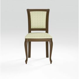 Стул Кабриоль, Орех тёмный, ткань Призма 37/1 | Интернет магазин мебели и декора LifeDekor