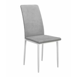 Стул DikLine 272 B22 GREY, ножки белые | Интернет магазин мебели и декора LifeDekor