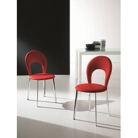 Стул VITTORIA 44,52 (М089 алюмин./ MAGU/07 TB606 антрацит, ткань Magu ) | Интернет магазин мебели и декора LifeDekor