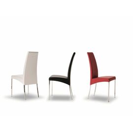 Стул AIDA 04.01 (G093 хром/ TR501 беж., экокожа) | Интернет магазин мебели и декора LifeDekor