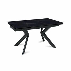 Стол раскладной Bridge (160+40+40), керамика матовая Black Gold | Интернет магазин мебели и декора LifeDekor