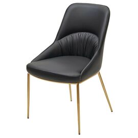 Стул ABRIOLA Black Ti-25, PU / бронзовый, ®DISAUR | Интернет магазин мебели и декора LifeDekor