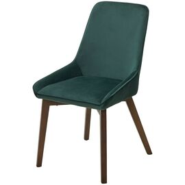 Стул CRISTIAN Future-073 изумрудный, велюр / орех, ®DISAUR | Интернет магазин мебели и декора LifeDekor