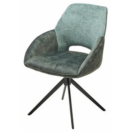 Стул BERRIES 360 град., Зеленый Loris-39, велюр/темно-зеленый 7525-156, велюр/ черный каркас, DISAUR | Интернет магазин мебели и декора LifeDekor