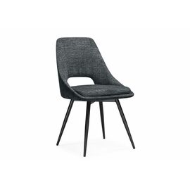 Стул на металлокаркасе Avianus вращающийся темно-серый / черный | Интернет магазин мебели и декора LifeDekor