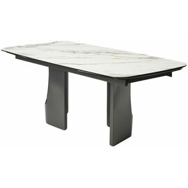 Стол BIRGER 200 KL-188 Контрастный мрамор, итальянская керамика, ®DISAUR | Интернет магазин мебели и декора LifeDekor