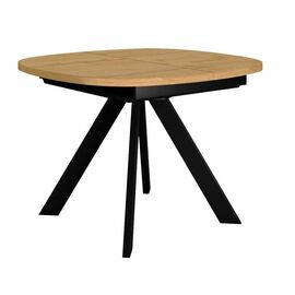 Стол DikLine B110 Дуб Каселла натуральный/опоры черные | Интернет магазин мебели и декора LifeDekor