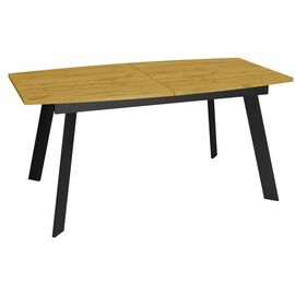 Стол DikLine XL160 Дуб Каселла натуральный, опоры черные | Интернет магазин мебели и декора LifeDekor