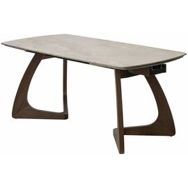 Стол DAKAR 180 GLOSS AMBER JADE SOLID CERAMIC / Орех, ®DISAUR | Интернет магазин мебели и декора LifeDekor