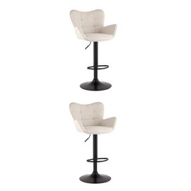 Стул барный Гранд серо-бежевый 2шт. | Интернет магазин мебели и декора LifeDekor