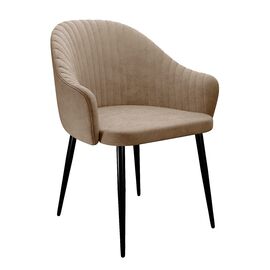 Стул DikLine 440 TW05 капучино, ножки черные | Интернет магазин мебели и декора LifeDekor