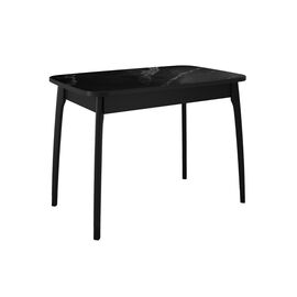 Стол DikLine MK40 Керамика Черный мрамор/подстолье черное/опоры черные | Интернет магазин мебели и декора LifeDekor