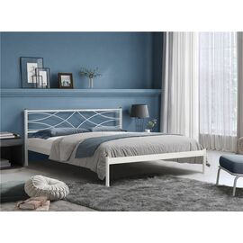 КроватьЭкзотика (120х200/цвет Белый/ металлическое основание) | Интернет магазин мебели и декора LifeDekor