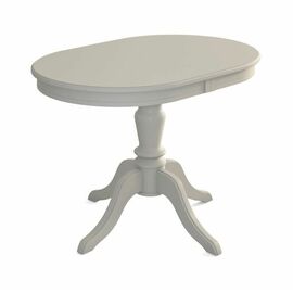 Стол обеденный овальный раздвижной Капелла-2  (Эмаль 11/Слоновая кость) Тип 2 | Интернет магазин мебели и декора LifeDekor